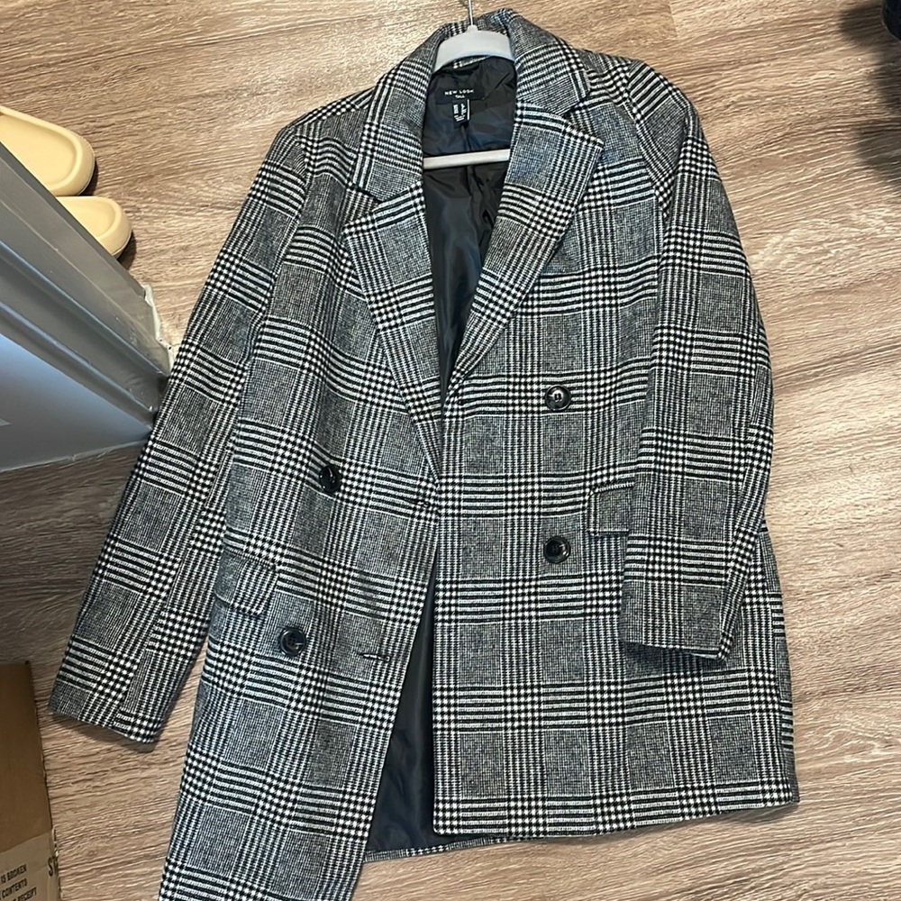 ASOS plaid coat